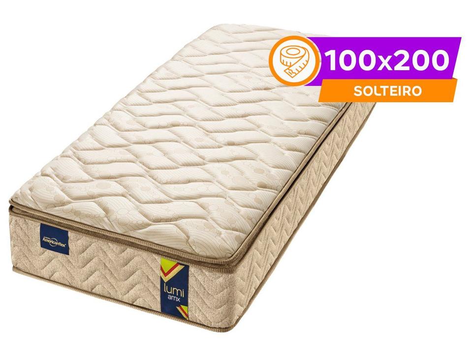 Colchão Solteiro Americanflex de Molas Ensacadas D28 30x100x200cm Lumi Amx - 1