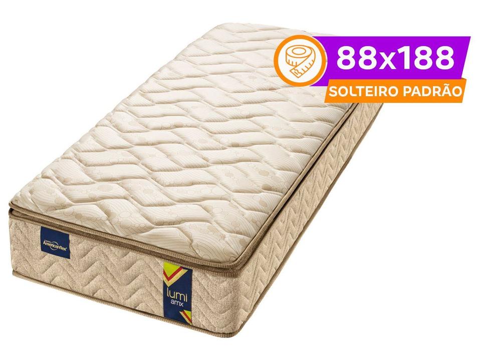 Colchão Solteiro Americanflex de Molas Ensacadas D28 30x88x188cm Lumi Amx - 1