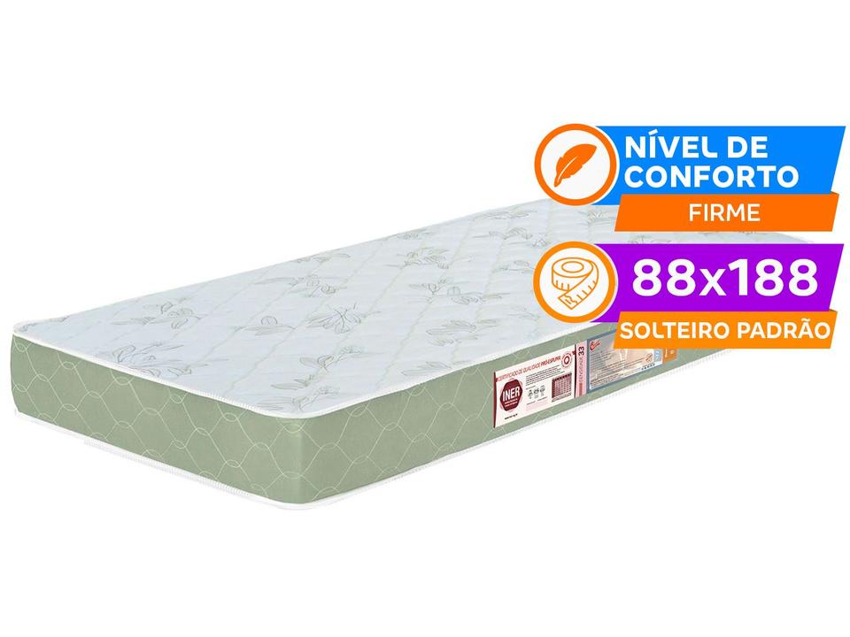 Colchão Solteiro Castor Espuma D-33 18cm de Altura - 1