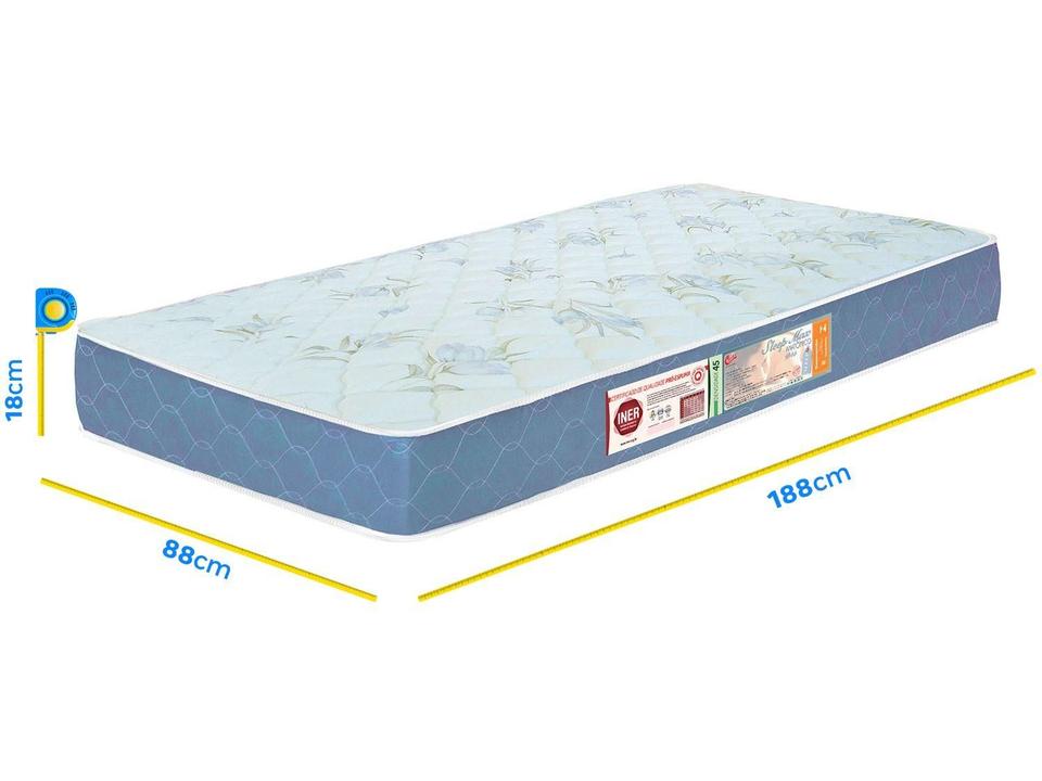 Colchão Solteiro Castor Espuma D-45 88x188cm - 3