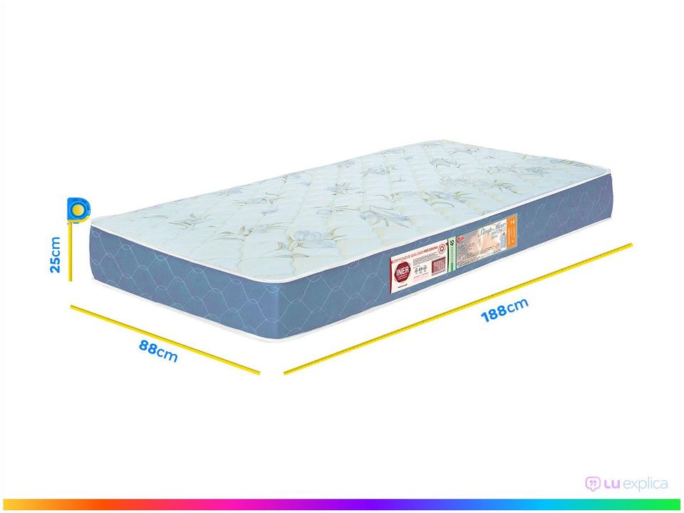 Colchão Solteiro Castor Espuma D-45 88x188cm Sleep Max - 3