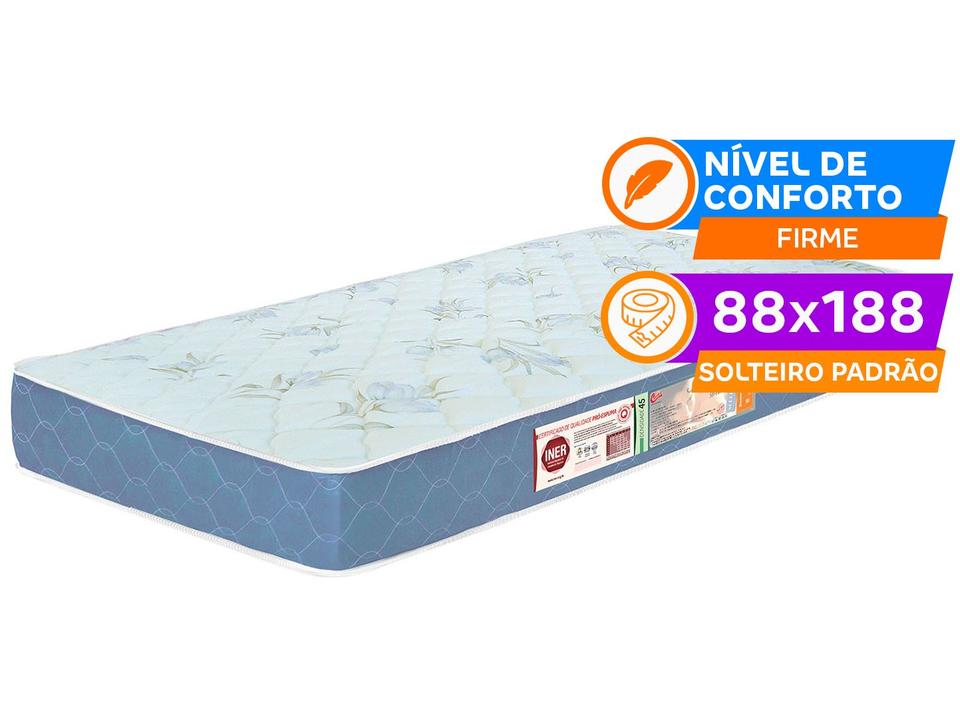 Colchão Solteiro Castor Espuma D-45 88x188cm Sleep Max - 1