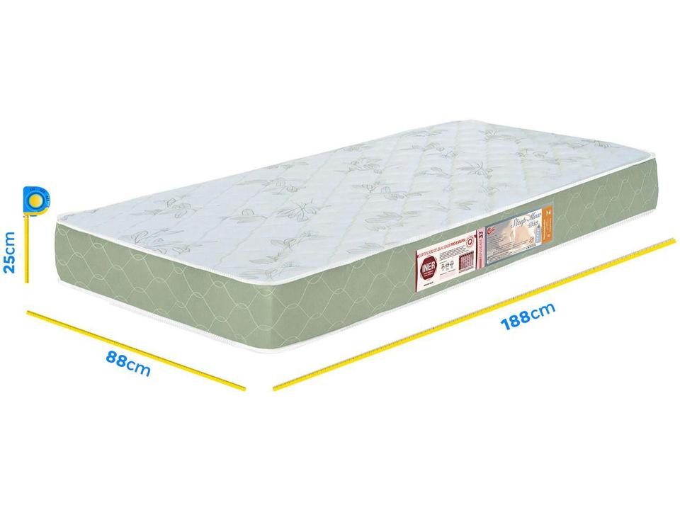 Colchão Solteiro Castor Espuma D33 88x188cm - 3