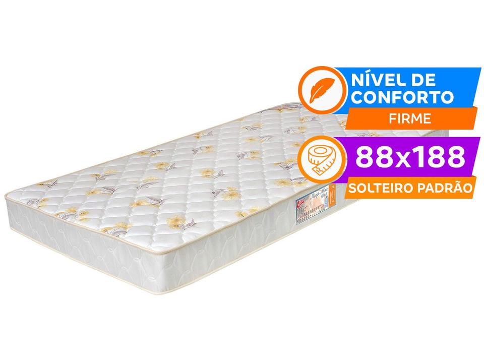 Colchão Solteiro Espuma Castor D-28 88x188cm - 1