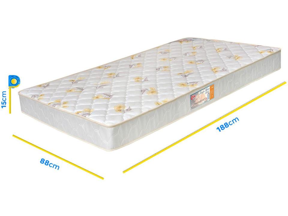 Colchão Solteiro Espuma Castor D-28 88x188cm - 3