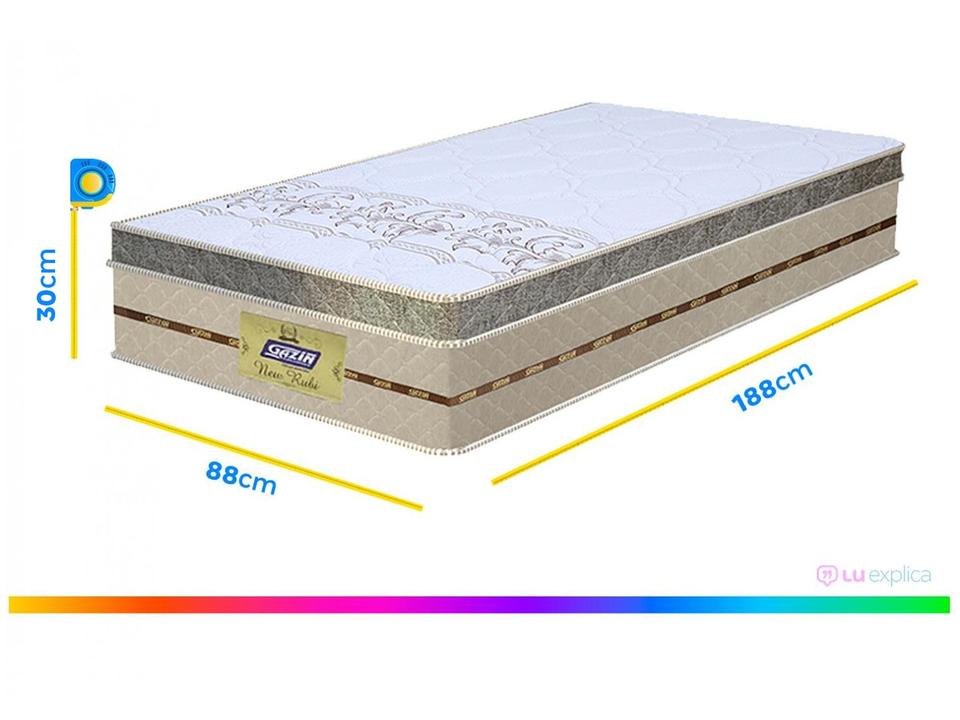 Colchão Solteiro Gazin de Mola Ensacada - 3