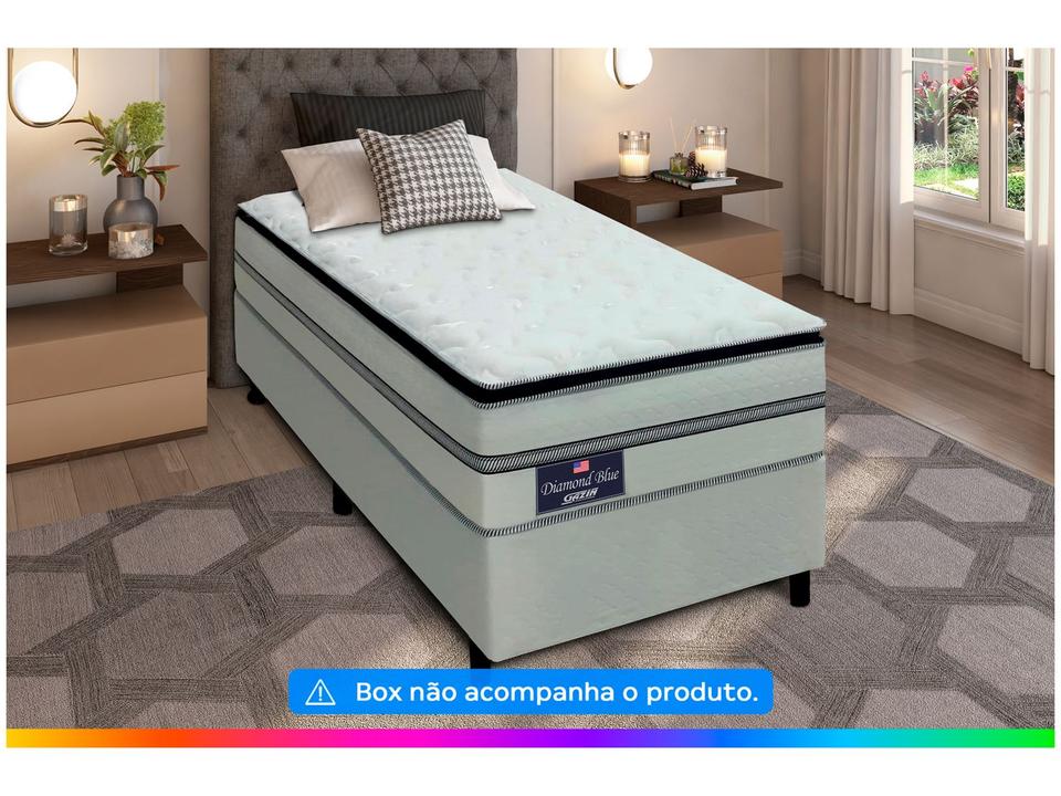 Colchão Solteiro Gazin de Molas Ensacadas 32x88x188cm Diamond Blue - 4
