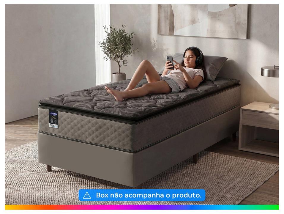 Colchão Solteiro Gazin de Molas Ensacadas D26 25x88x188cm Onix - 1