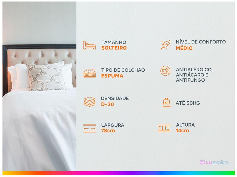 Colchão Solteiro Ortobom Espuma D-20 78x188cm - 2