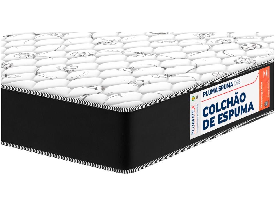 Colchão Solteiro Plumatex de Espuma D28 14x78x188cm Plumaspuma - 3