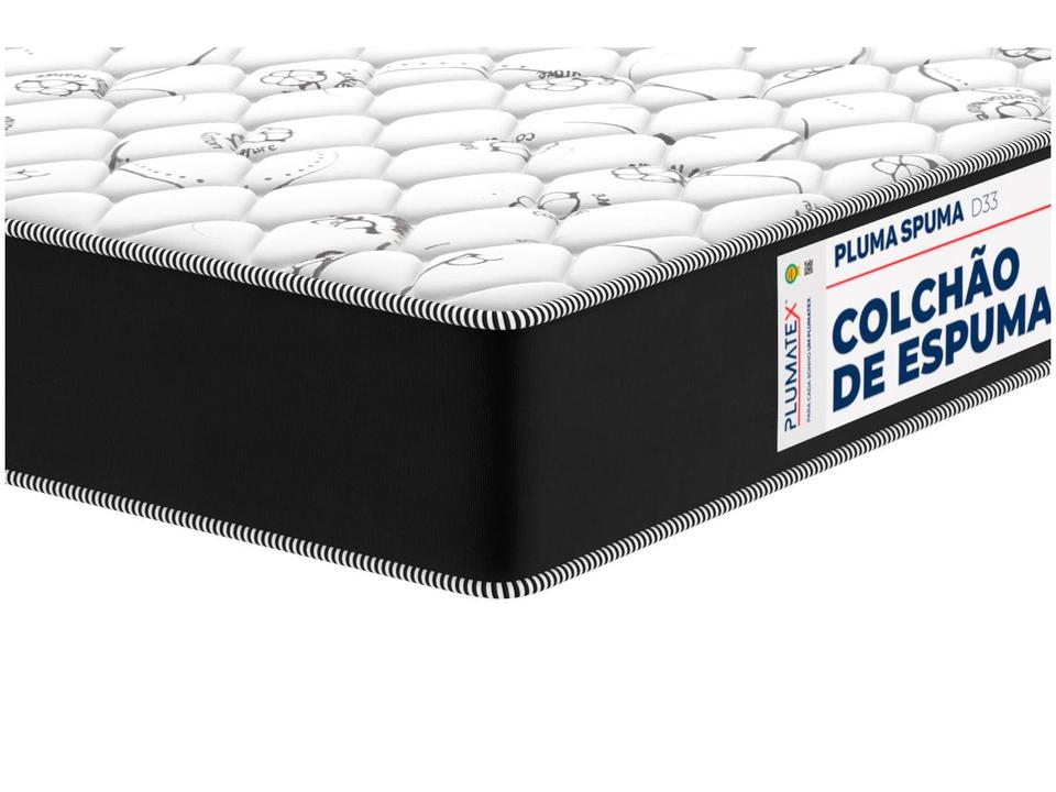 Colchão Solteiro Plumatex de Espuma D33 15x88x188cm Plumaspuma - 3