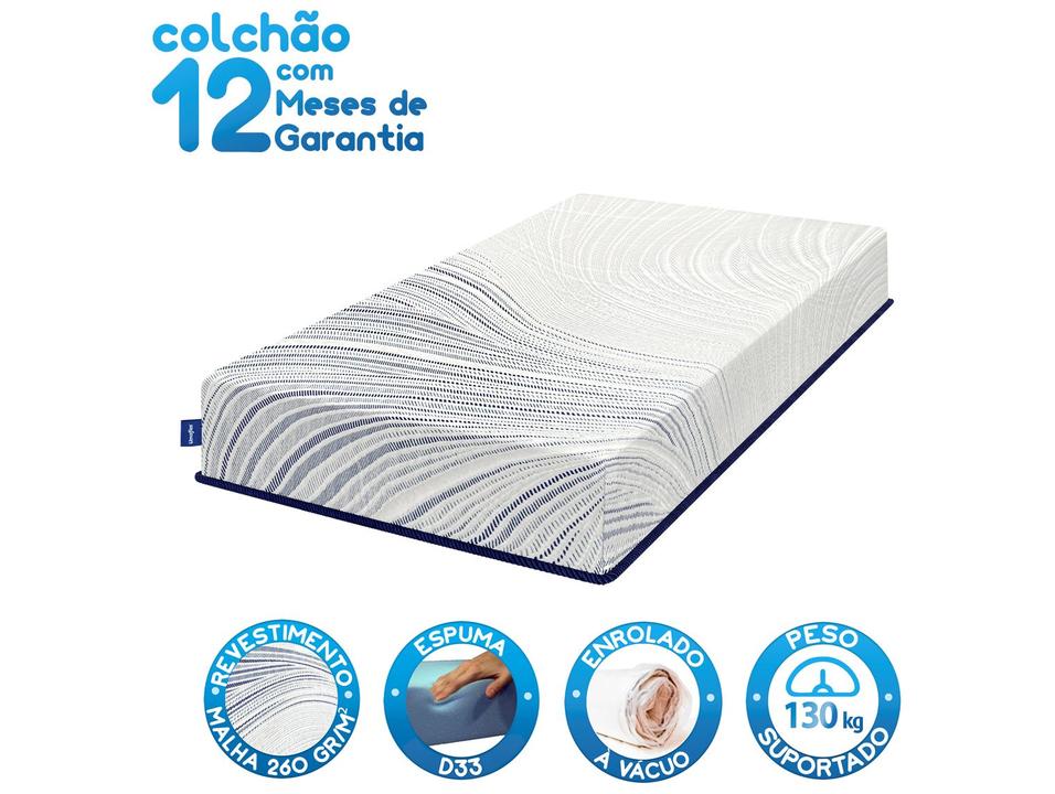 Colchão Solteiro Umaflex de Espuma D33 20x88x188cm Parma - 2