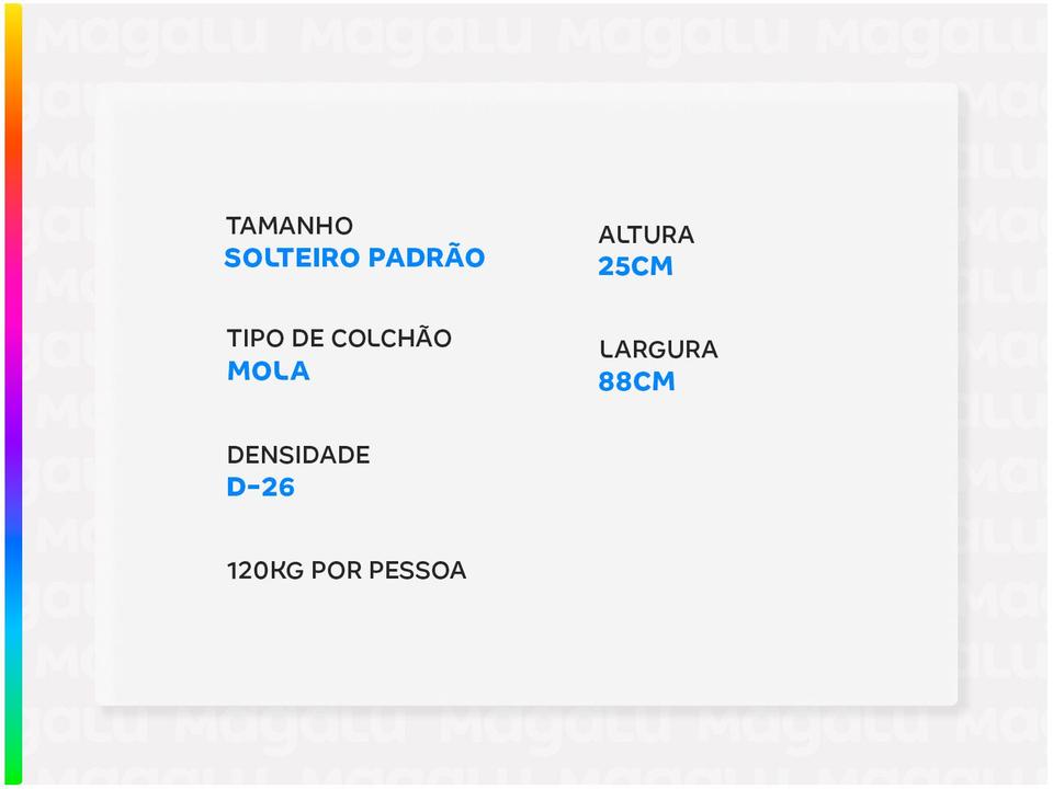 Colchão Solteiro Umaflex de Mola Ensacada - 2