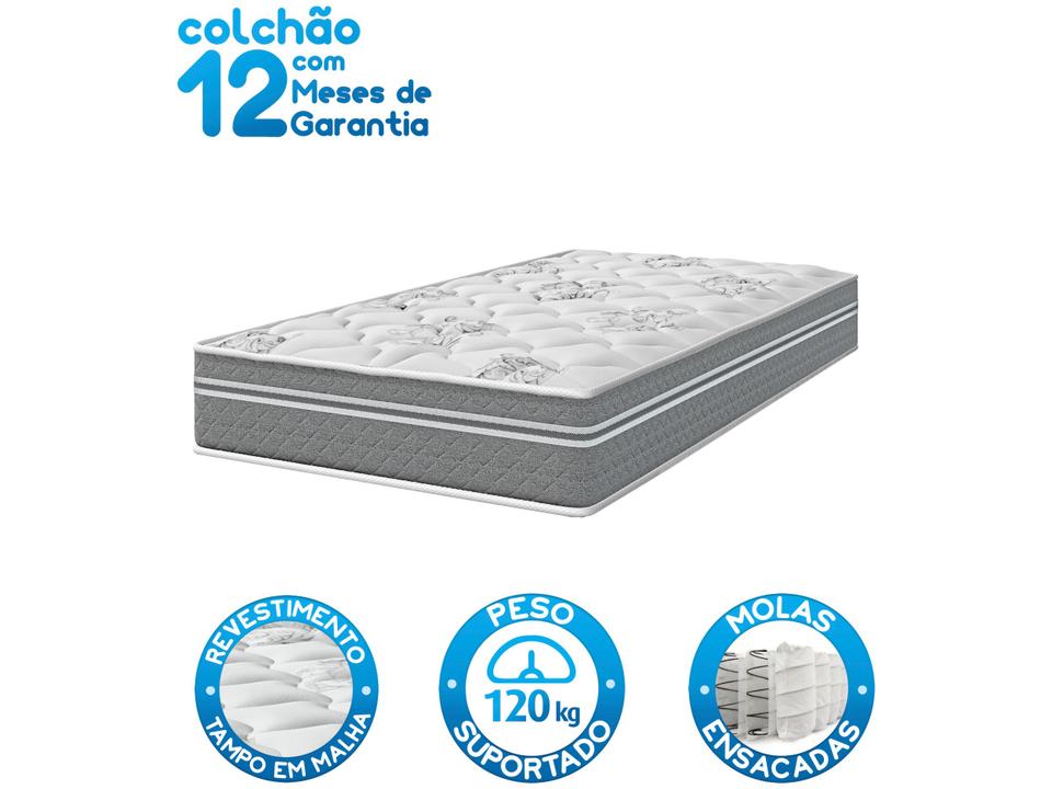 Colchão Solteiro Umaflex de Molas Ensacadas 20x88x188cm Beta - 6