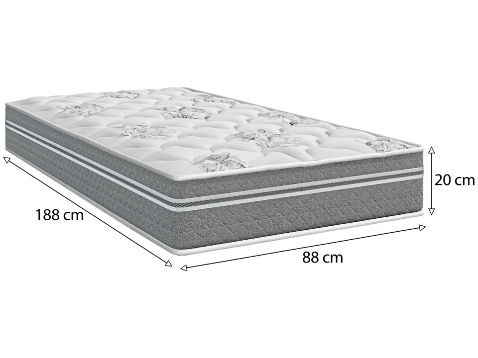 Colchão Solteiro Umaflex de Molas Ensacadas 20x88x188cm Beta - 7