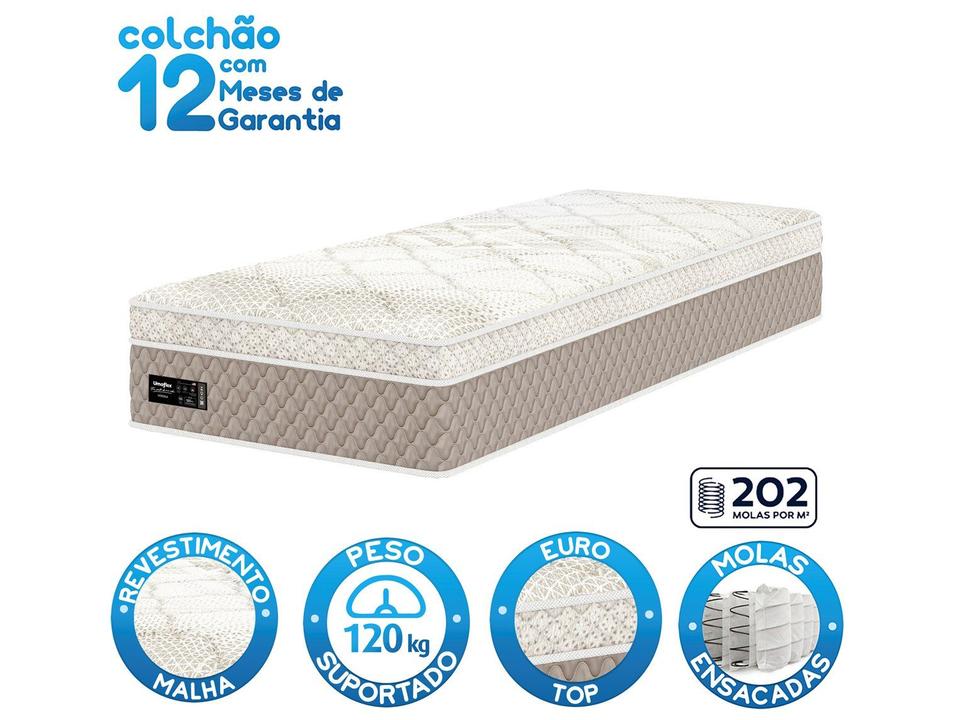 Colchão Solteiro Umaflex de Molas Ensacadas 30x88x188cm Verona - 2