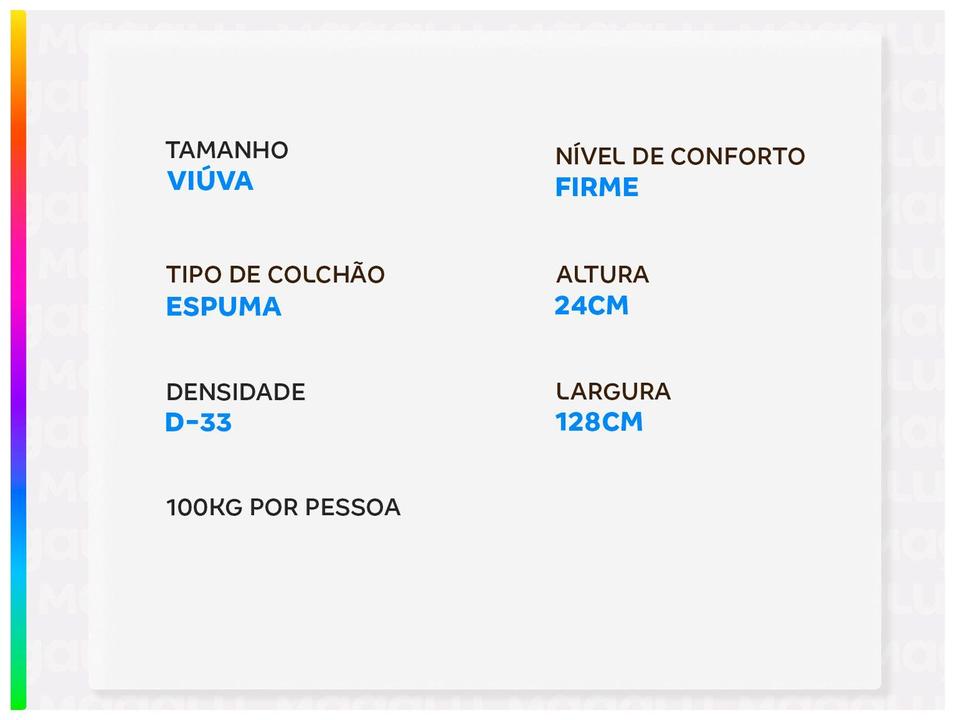 Colchão Viúva Americanflex de Espuma D33 24x128x188cm Clinoflex Bambu - 2