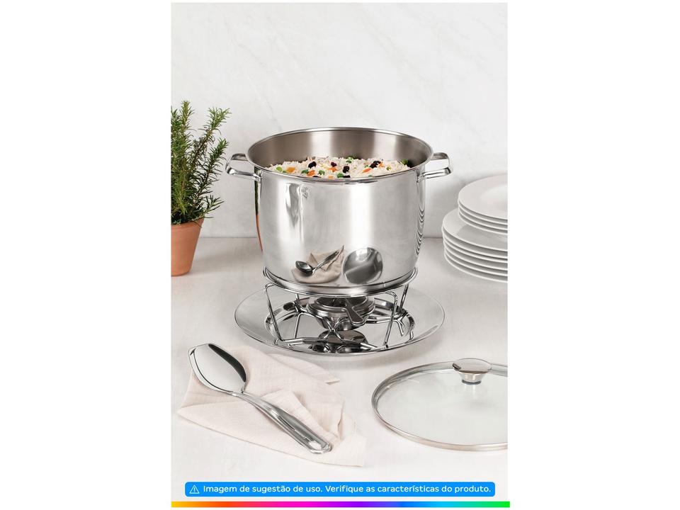 Colher de Arroz Inox Tramontina Extrata - 1