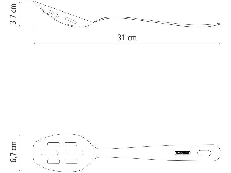 Colher de Arroz Tramontina Extrata 63815322 - 1