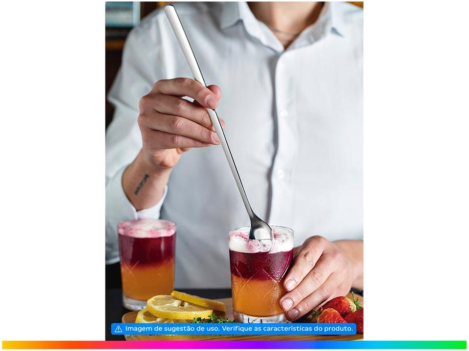 Colher de Coquetel Inox Tramontina - 1