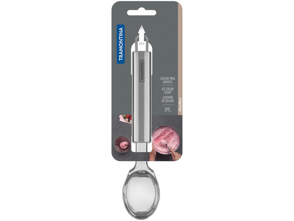 Colher de Sorvete Inox Tramontina Marffim - 2