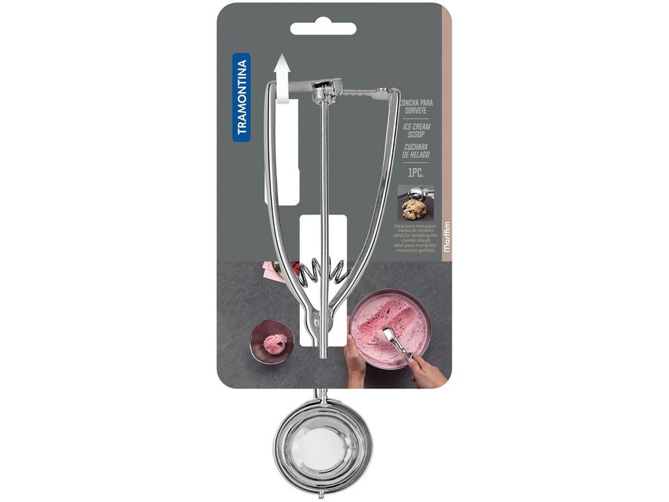 Colher de Sorvete Inox Tramontina Marffim - 3