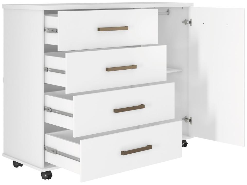 Cômoda 4 Gavetas 1 Porta Demóbile - 9