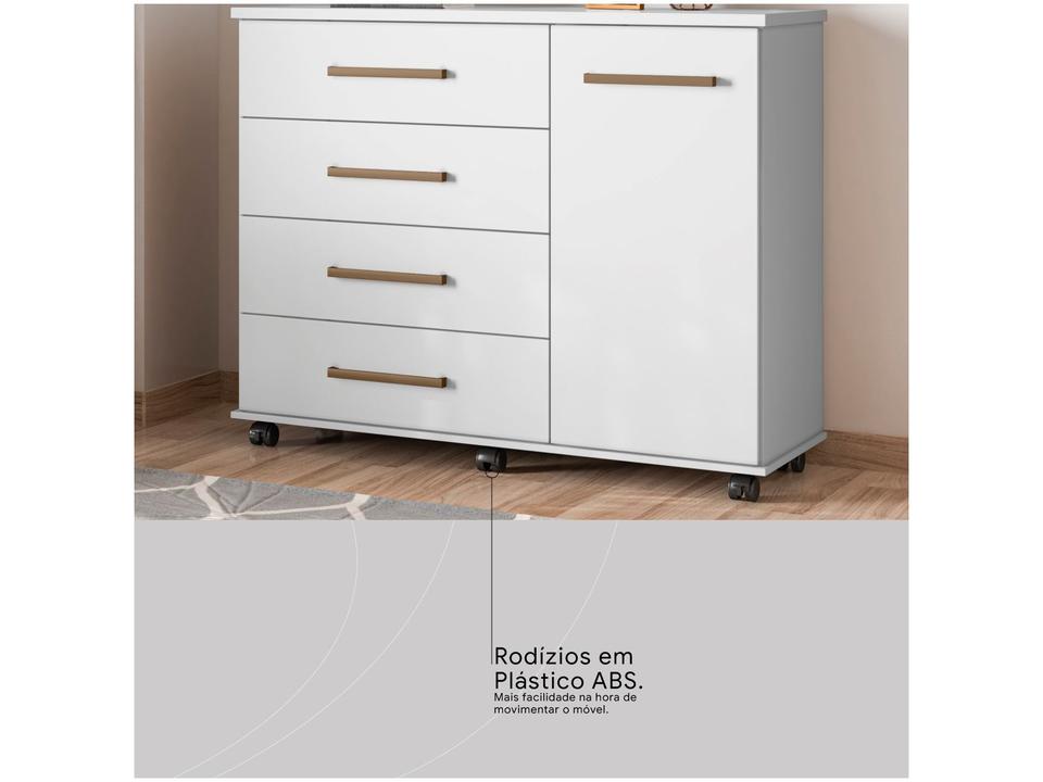 Cômoda 4 Gavetas 1 Porta Demóbile - 8