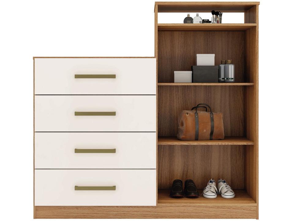 Cômoda 4 Gavetas 2 Portas Demóbile Aurea - 9
