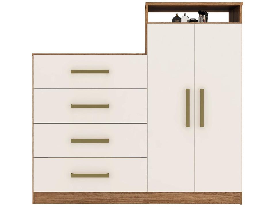 Cômoda 4 Gavetas 2 Portas Demóbile Aurea - 10