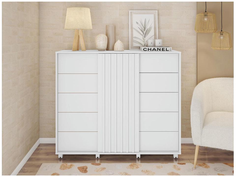 Cômoda 5 Gavetas 2 Portas Caemmun Belize Zios - 2