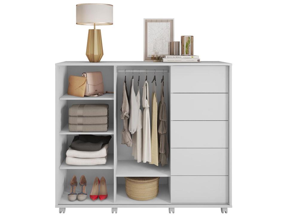 Cômoda 5 Gavetas 2 Portas Caemmun Belize Zios - 7