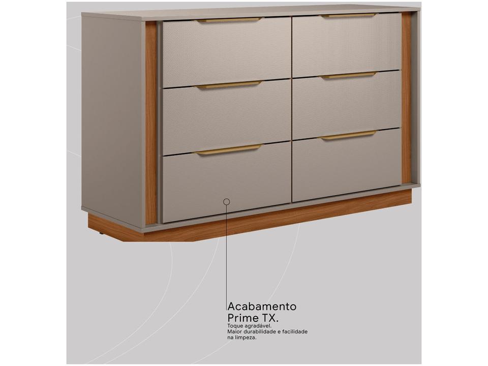 Cômoda 6 Gavetas Demóbile Giardino - 4