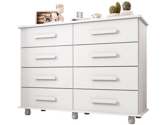 Cômoda 8 Gavetas Móveis Lanza Paris - 1