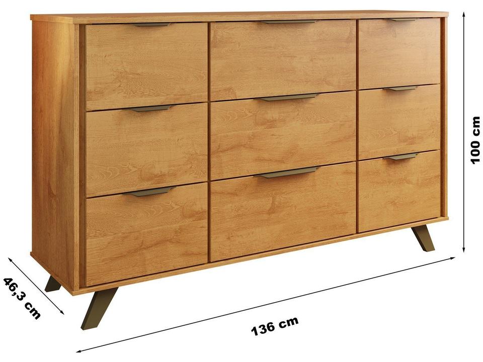 Cômoda 9 Gavetas Europa - 5