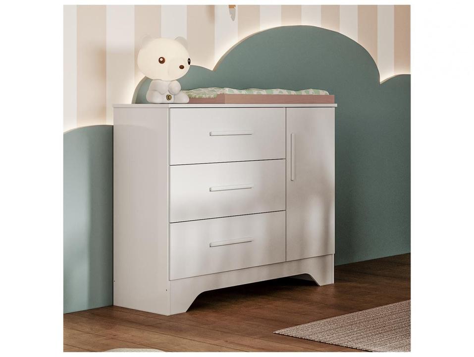 Cômoda Infantil 3 Gavetas Moveis Peroba Magia - 3