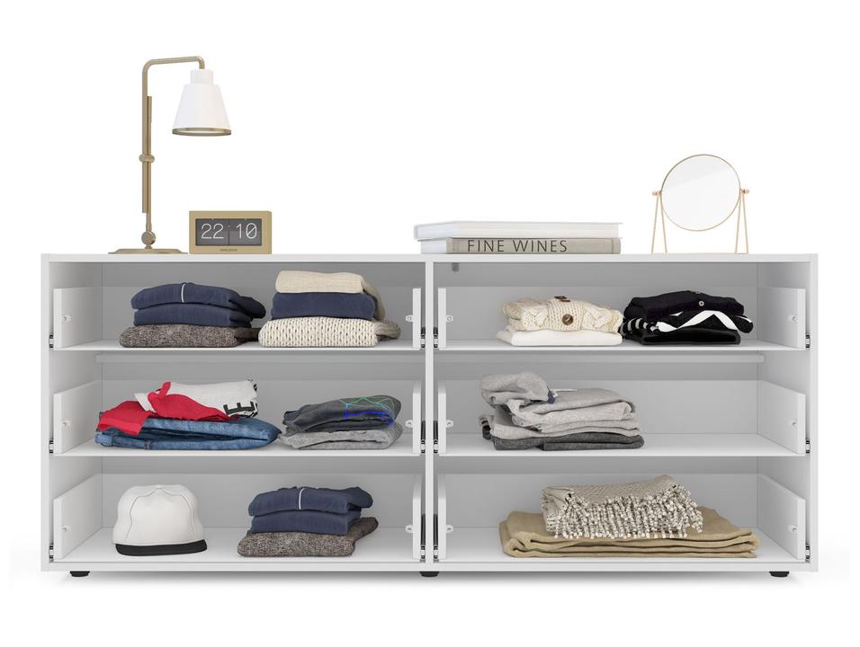 Cômoda Multiuso 6 Gavetas Politorno Móveis Porto - 4