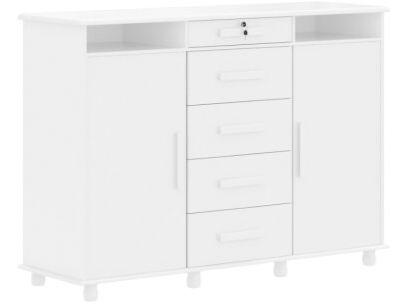 Cômoda Sapateira 2 Portas 5 Gavetas - 2