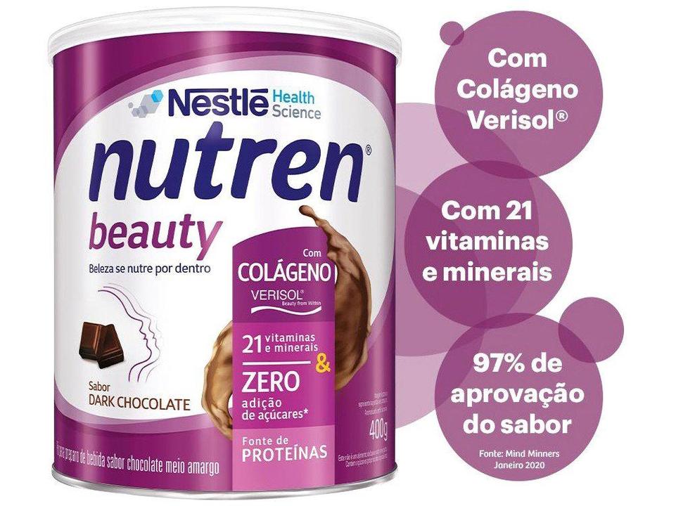 Complemento Alimentar Adulto Nutren Dark Chocolate Beauty 400g - 6