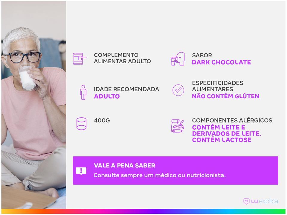 Complemento Alimentar Adulto Nutren Dark Chocolate Beauty 400g - 2