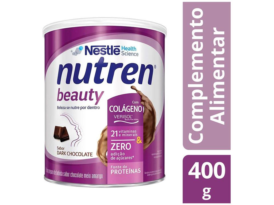 Complemento Alimentar Adulto Nutren Dark Chocolate Beauty 400g - 1