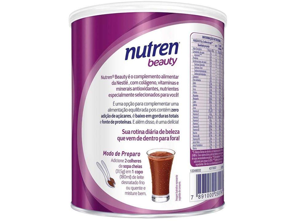 Complemento Alimentar Adulto Nutren Dark Chocolate Beauty 400g - 4