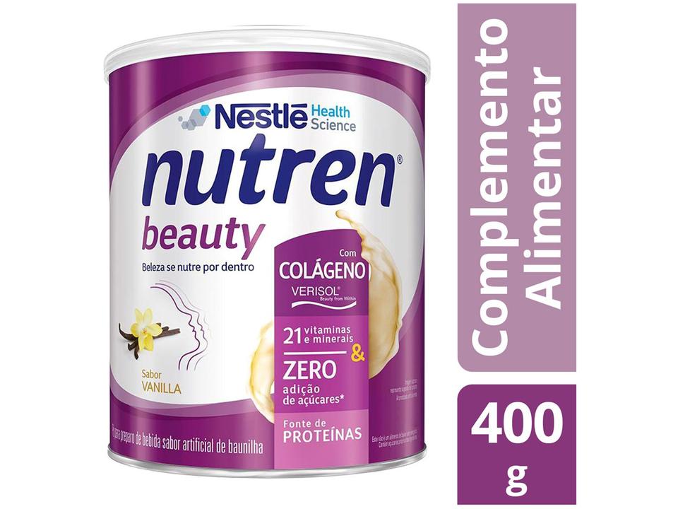 Complemento Alimentar Adulto Nutren Vanilla - Beauty 400g - 1