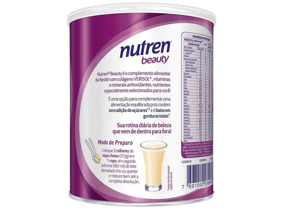Complemento Alimentar Adulto Nutren Vanilla - Beauty 400g - 4