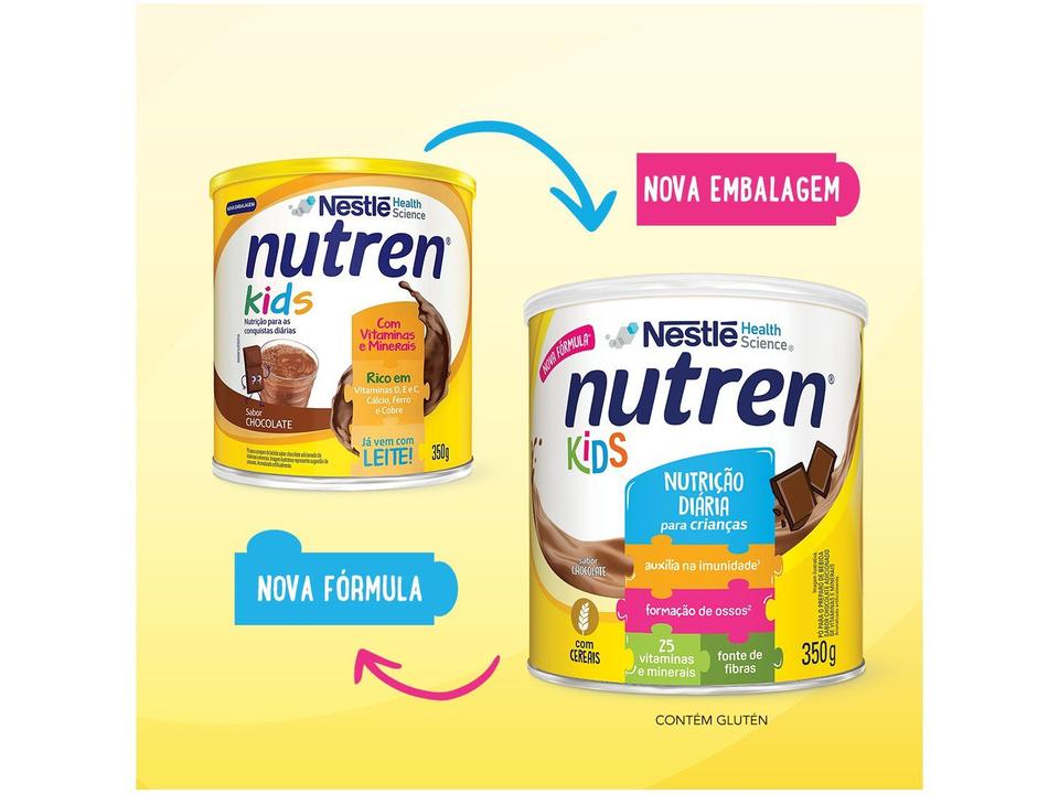 Complemento Alimentar Infantil Nutren Chocolate Kids 350g - 6