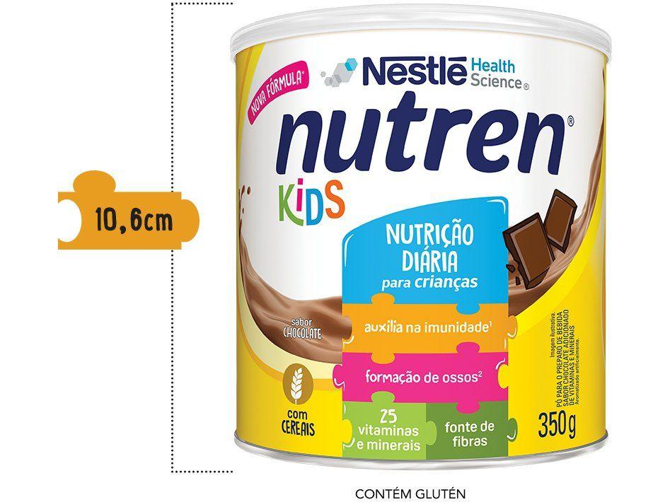 Complemento Alimentar Infantil Nutren Chocolate Kids 350g - 9