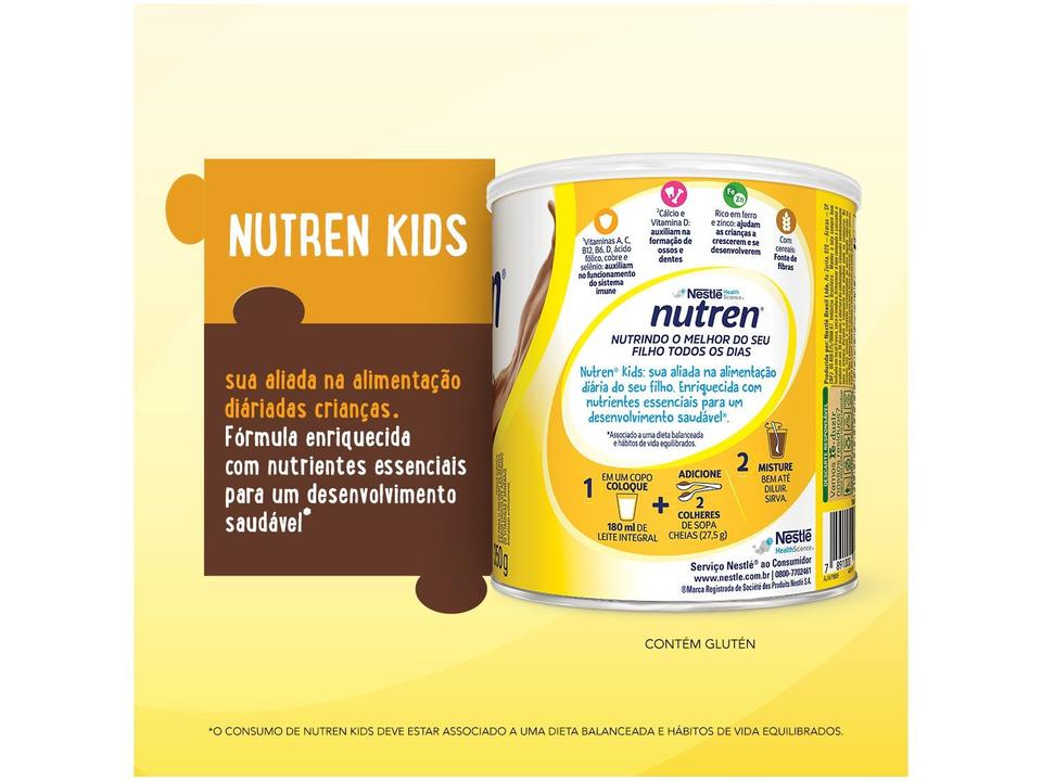 Complemento Alimentar Infantil Nutren Chocolate Kids 350g - 5