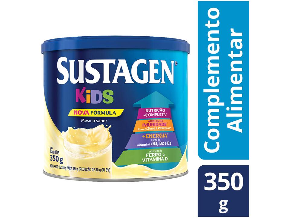 Complemento Alimentar Infantil Sustagen Kids - Baunilha Lata 350g - 2