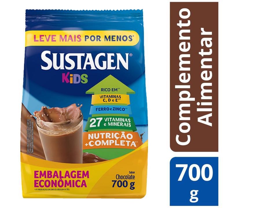 Complemento Alimentar Infantil Sustagen Kids - Chocolate 700g - 1