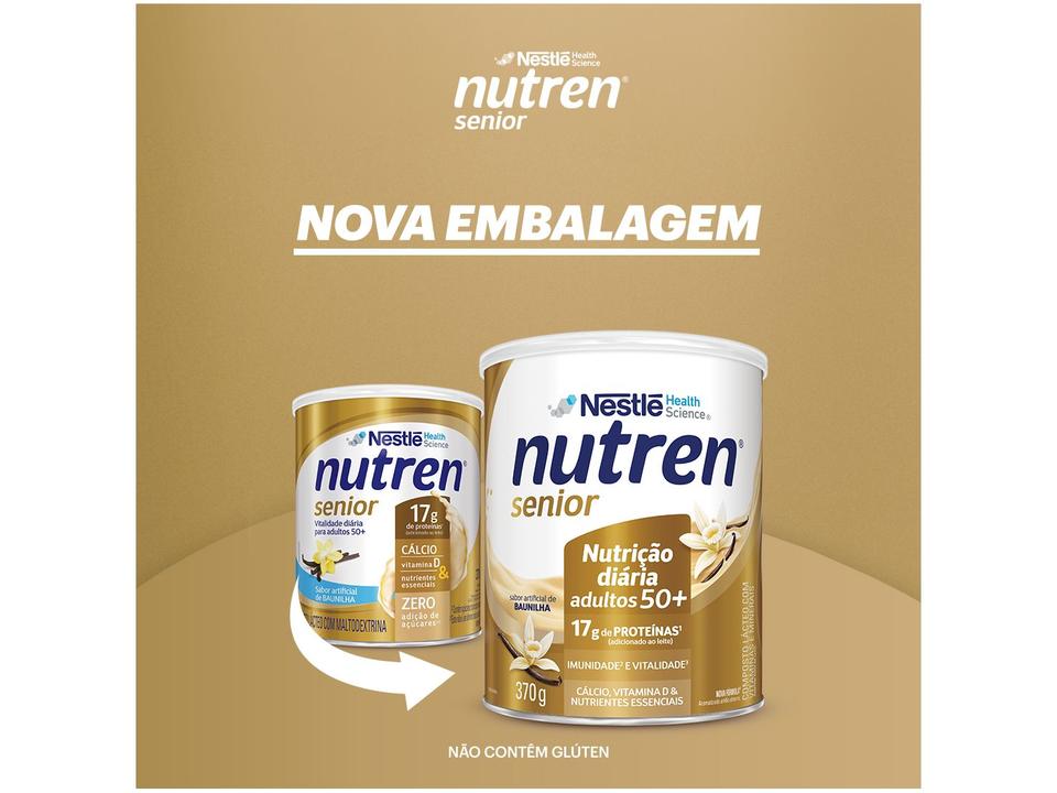 Complemento Alimentar Nutren Baunilha Senior Integral 370g - 9